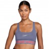 Nike Pro Reggiseno Sportivo Medium Support Lilla Donna
