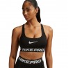 Nike Pro Reggiseno Sportivo Medium Support Nero Donna