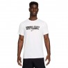 Nike Maglietta Palestra Graphick Bianco Uomo