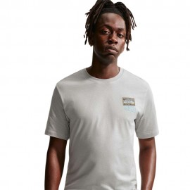 Nike Maglietta Palestra Train Stickers Grigio Uomo
