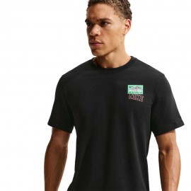 Nike Maglietta Palestra Train Stickers Nero Uomo