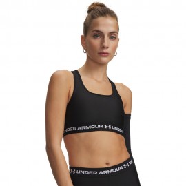 Under Armour Reggiseno Sportivo Cross Back Mid Nero Donna