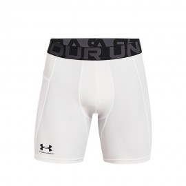Under Armour Shorts Sportivi HeatGear Compression Bianco Uomo