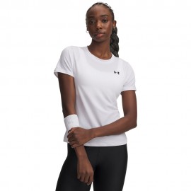 Under Armour Maglietta Palestra Tech Mesh Bianco Donna