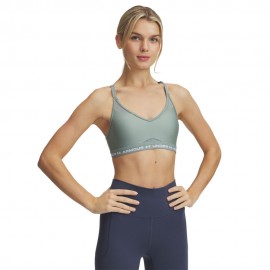 Under Armour Reggiseno Sportivo Crossback Low Mid Support Salvia Donna