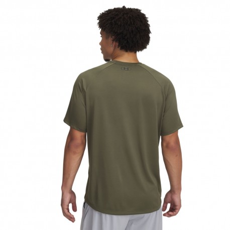 Under Armour Maglietta Palestra Tech Print Verde Uomo