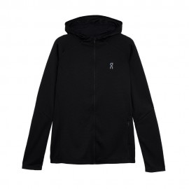 On Giacca Running Climate Zip Nero Donna