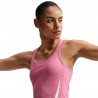 Nike Tempo Swoosh Canotta Running Peony Rosa Foam Donna