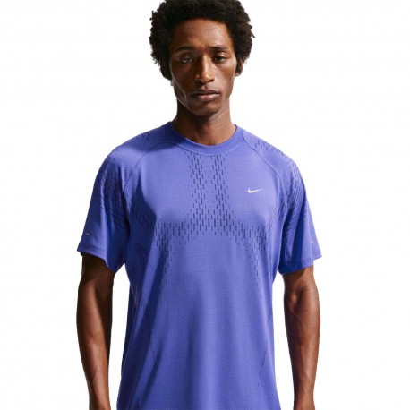 Nike Stride T-Shirt Running Adv Lapis Deep Blu Uomo