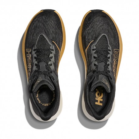 Hoka Rocket X 3 Nero Oro - Scarpe Running Uomo