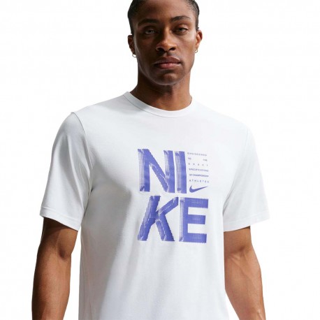 Nike Hyverse Maglietta Palestra Bianco Uomo