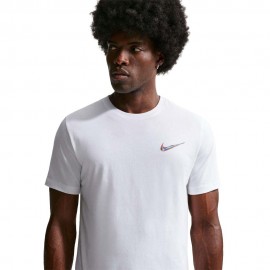 Nike Maglietta Palestra Thermal Bianco Uomo