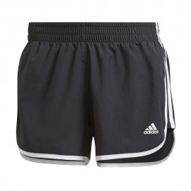 ADIDAS short running m20 nero bianco donna