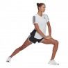 ADIDAS short running m20 nero bianco donna